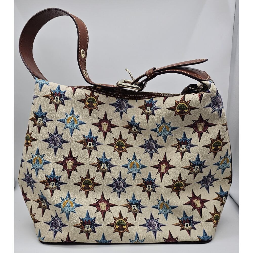 Dooney & Bourke Mickey Mouse Disneyland & World 2018 Passport Shoulder Bag/Purse - Picture 4 of 16